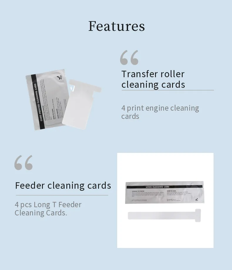 Cleaning Kits 105999101 for Zebra ZXP 1&3 Series Card Printer