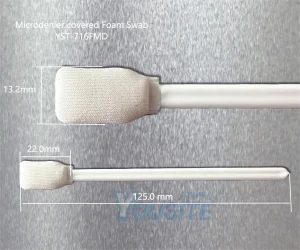 Microdenier covered Foam Swab YST-716FMD Dimensional specifications