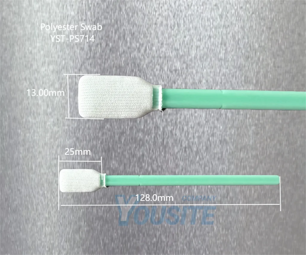 Cleanroom Cleaning Polyester?Swab YST-PS714G Dimensional specifications