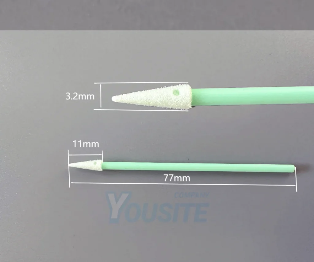 3.0" PCB Board Cleaning Swabs Dimensional specifications chart FS750